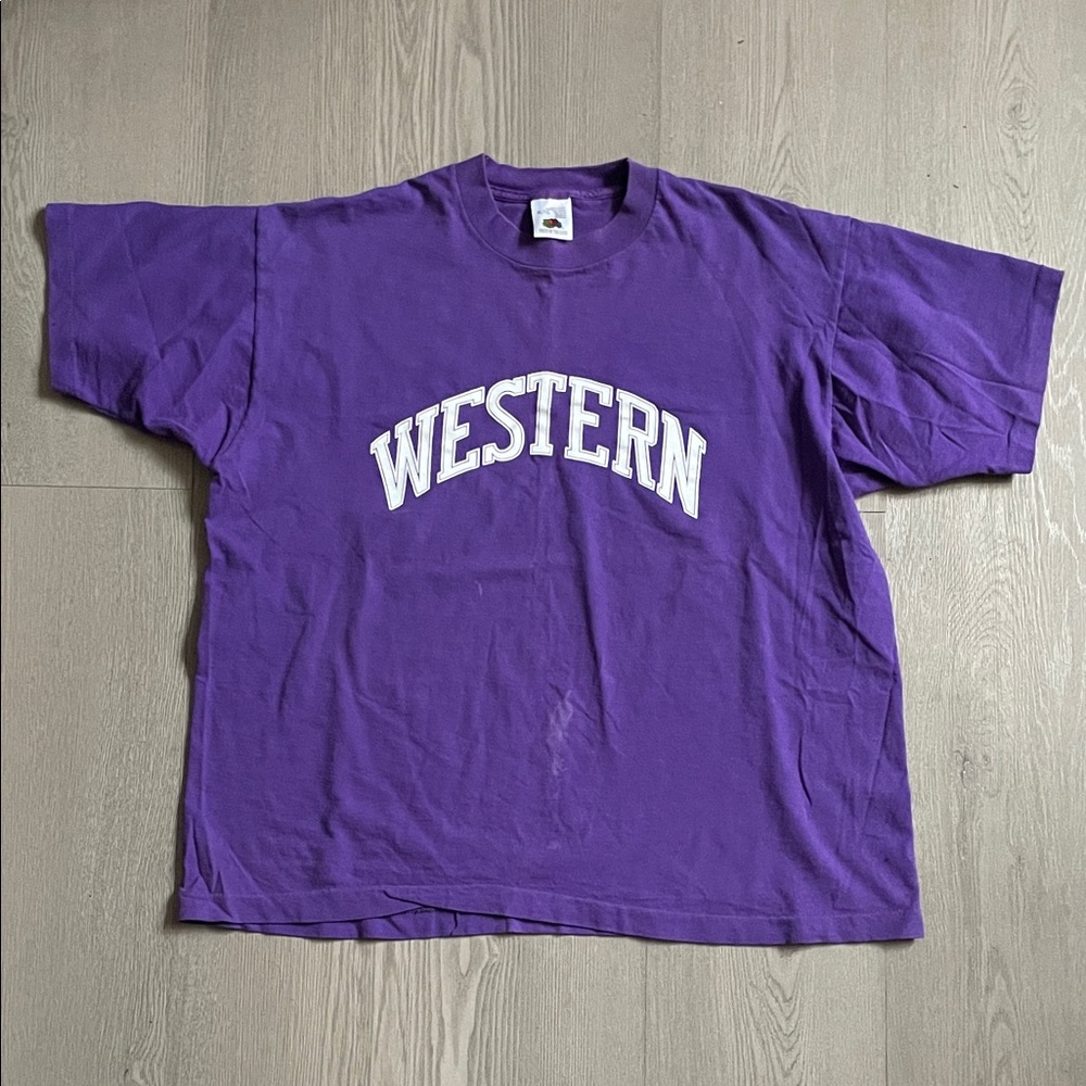 Vintage Western Ontario University UWO t shirt